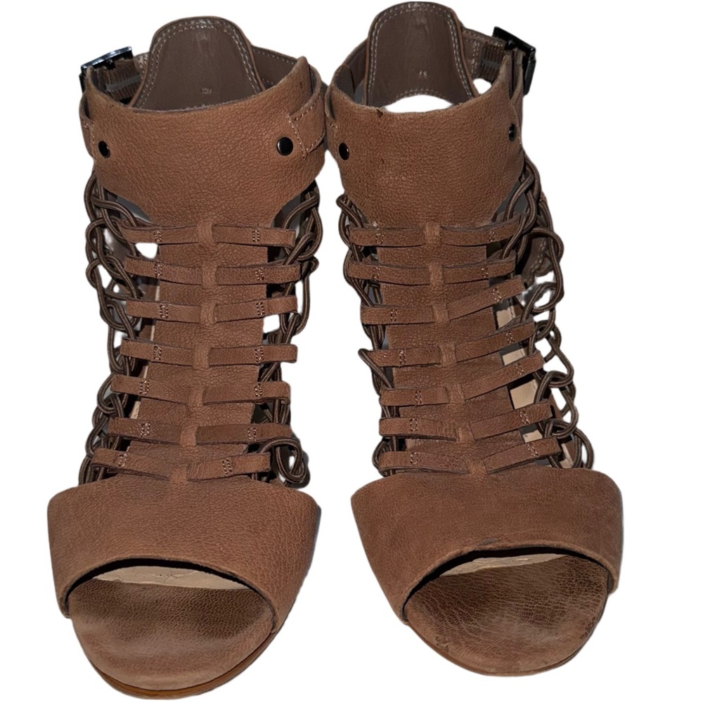 Vince Camuto Evel Caged Sandal Heels Sz 8.5